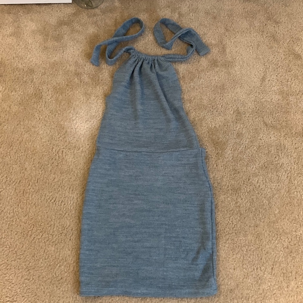 Mini tie dress